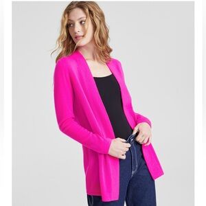 NWOT Charter Club Cashmere Duster Cardigan